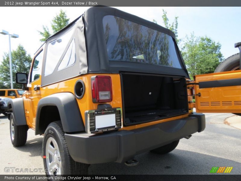 Dozer Yellow / Black 2012 Jeep Wrangler Sport 4x4