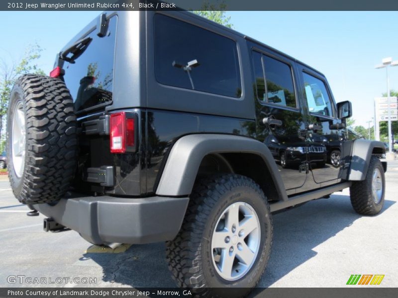 Black / Black 2012 Jeep Wrangler Unlimited Rubicon 4x4