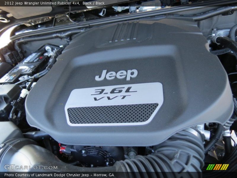Black / Black 2012 Jeep Wrangler Unlimited Rubicon 4x4