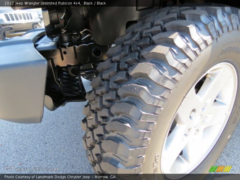 Black / Black 2012 Jeep Wrangler Unlimited Rubicon 4x4