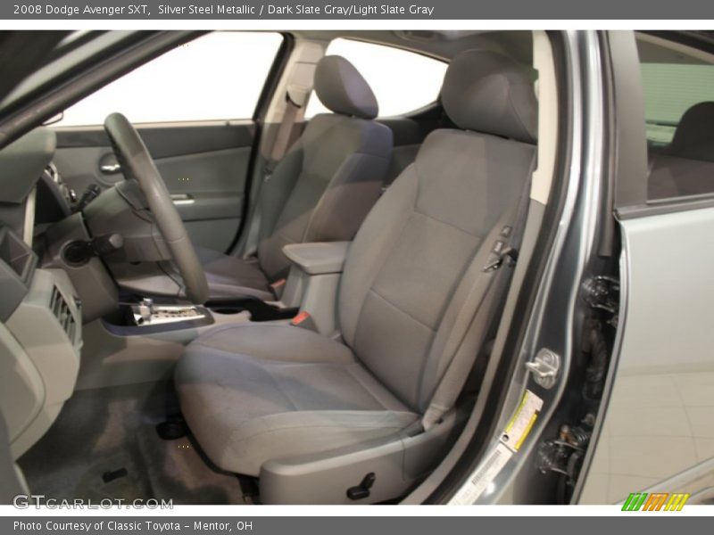Silver Steel Metallic / Dark Slate Gray/Light Slate Gray 2008 Dodge Avenger SXT