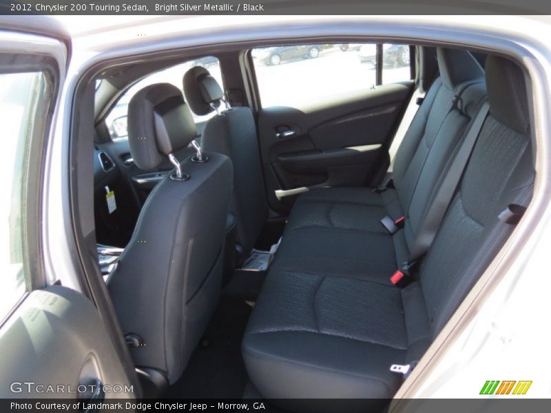 Bright Silver Metallic / Black 2012 Chrysler 200 Touring Sedan