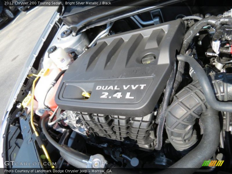 Bright Silver Metallic / Black 2012 Chrysler 200 Touring Sedan