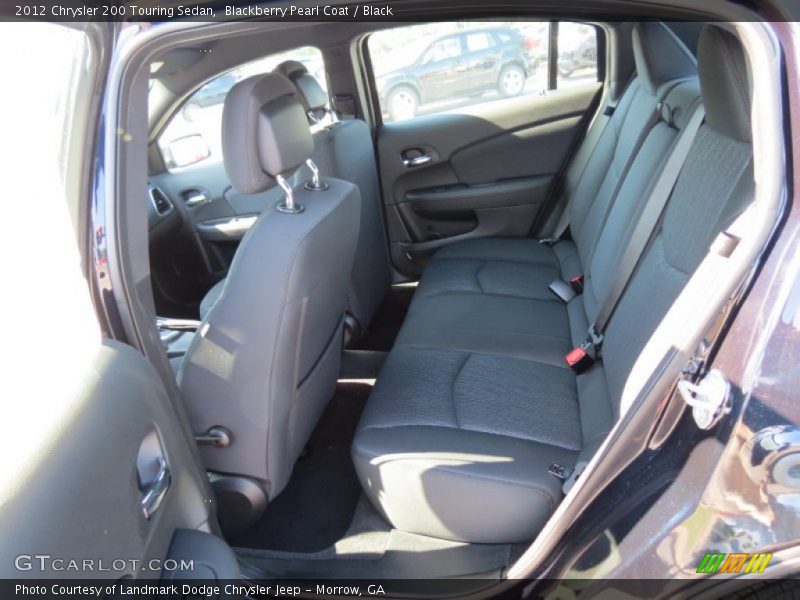 Blackberry Pearl Coat / Black 2012 Chrysler 200 Touring Sedan
