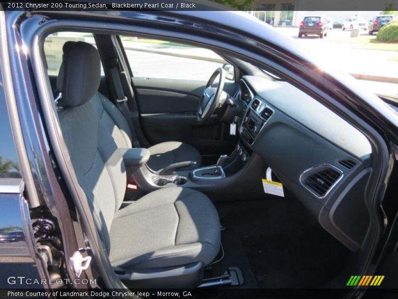 Blackberry Pearl Coat / Black 2012 Chrysler 200 Touring Sedan