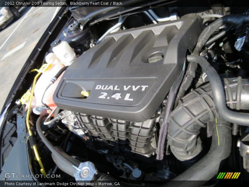 Blackberry Pearl Coat / Black 2012 Chrysler 200 Touring Sedan