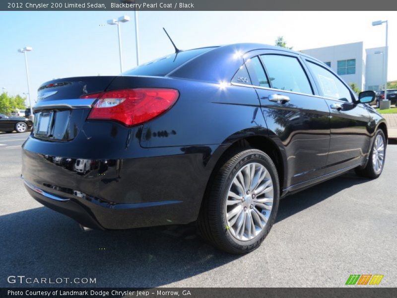 Blackberry Pearl Coat / Black 2012 Chrysler 200 Limited Sedan