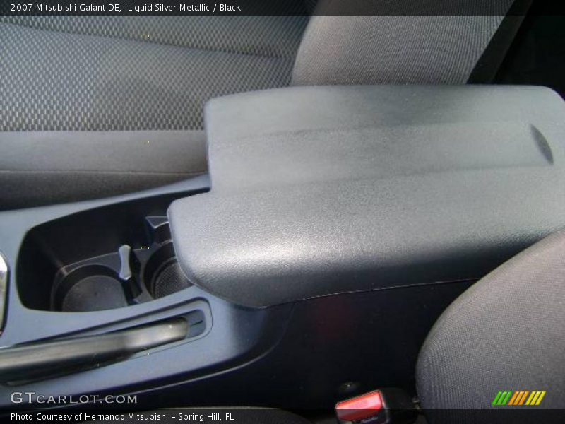 Liquid Silver Metallic / Black 2007 Mitsubishi Galant DE