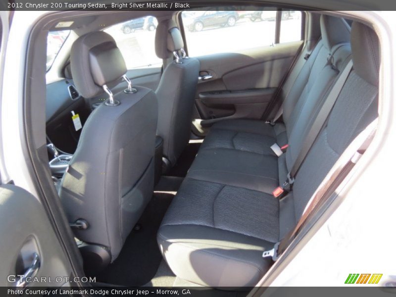 Bright Silver Metallic / Black 2012 Chrysler 200 Touring Sedan