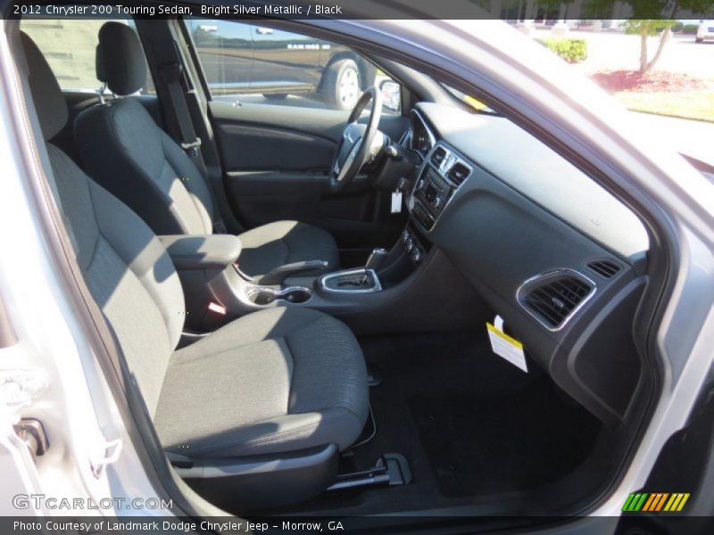 Bright Silver Metallic / Black 2012 Chrysler 200 Touring Sedan