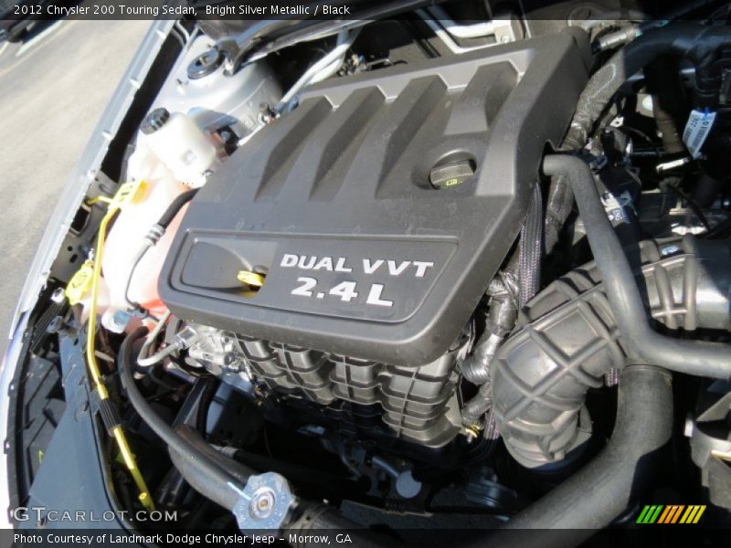 Bright Silver Metallic / Black 2012 Chrysler 200 Touring Sedan