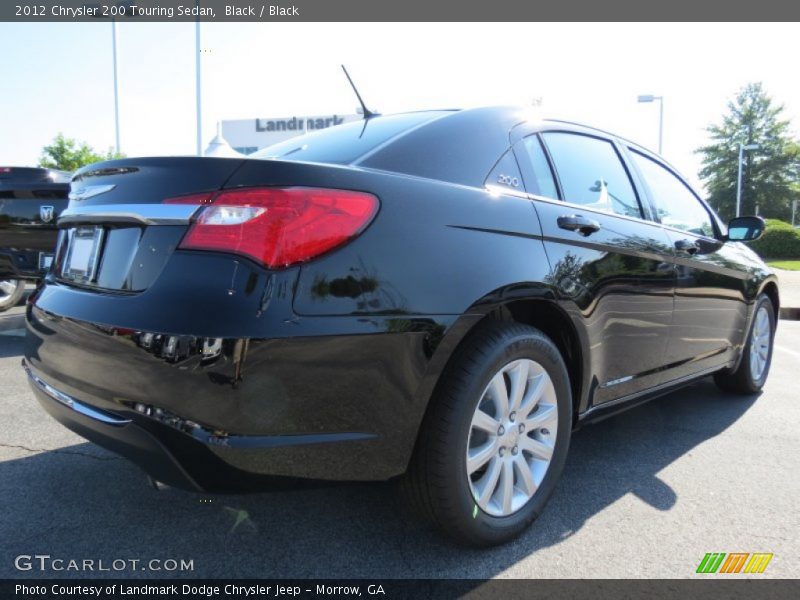 Black / Black 2012 Chrysler 200 Touring Sedan