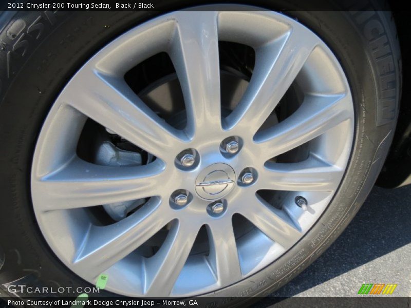 Black / Black 2012 Chrysler 200 Touring Sedan