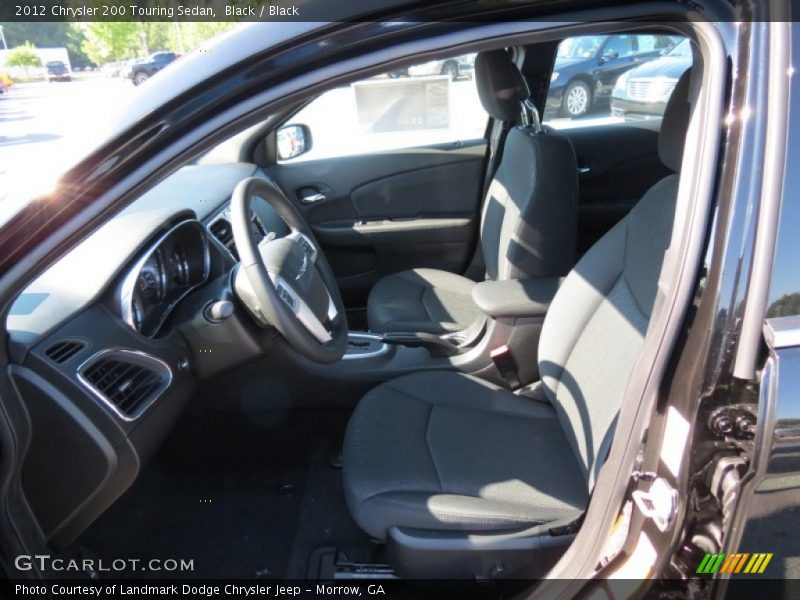 Black / Black 2012 Chrysler 200 Touring Sedan