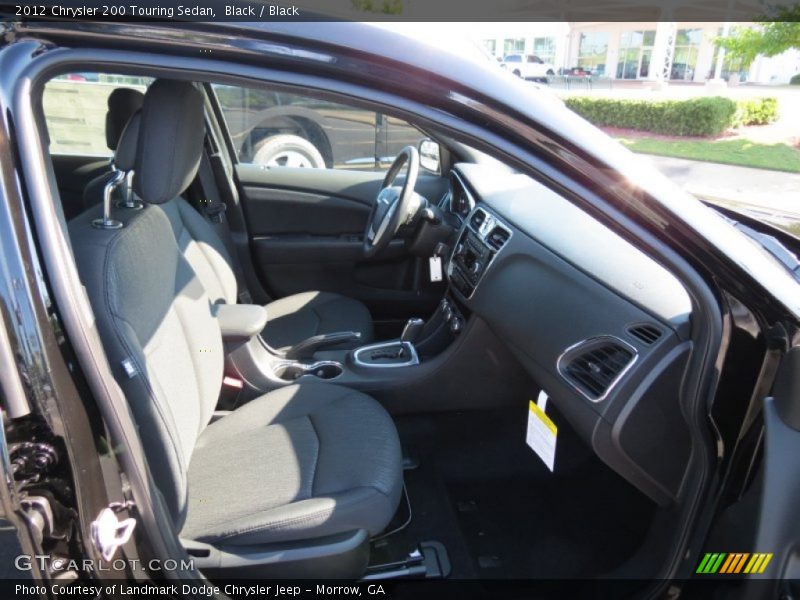Black / Black 2012 Chrysler 200 Touring Sedan
