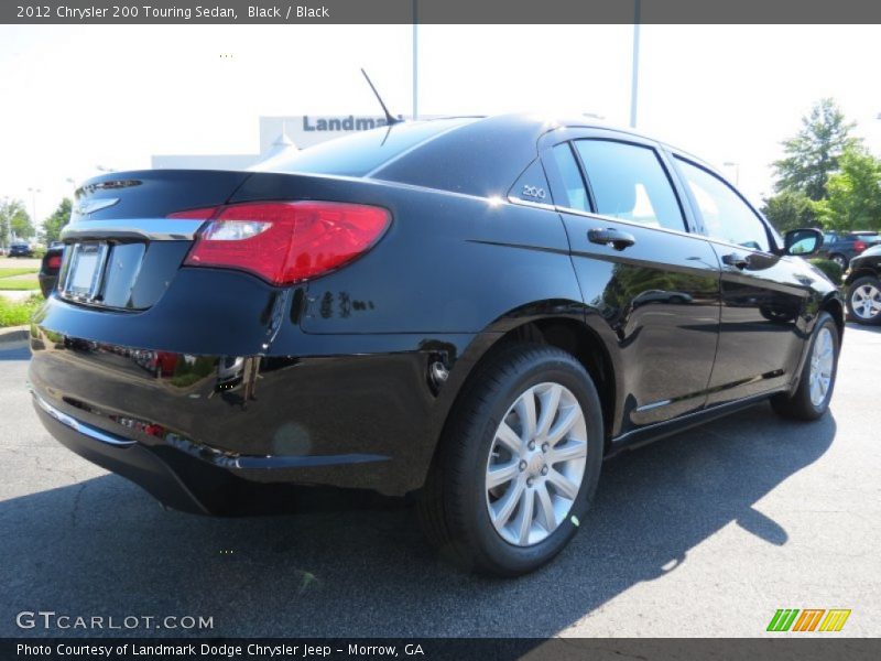 Black / Black 2012 Chrysler 200 Touring Sedan