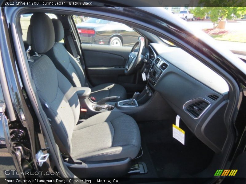 Black / Black 2012 Chrysler 200 Touring Sedan