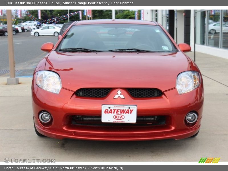 Sunset Orange Pearlescent / Dark Charcoal 2008 Mitsubishi Eclipse SE Coupe