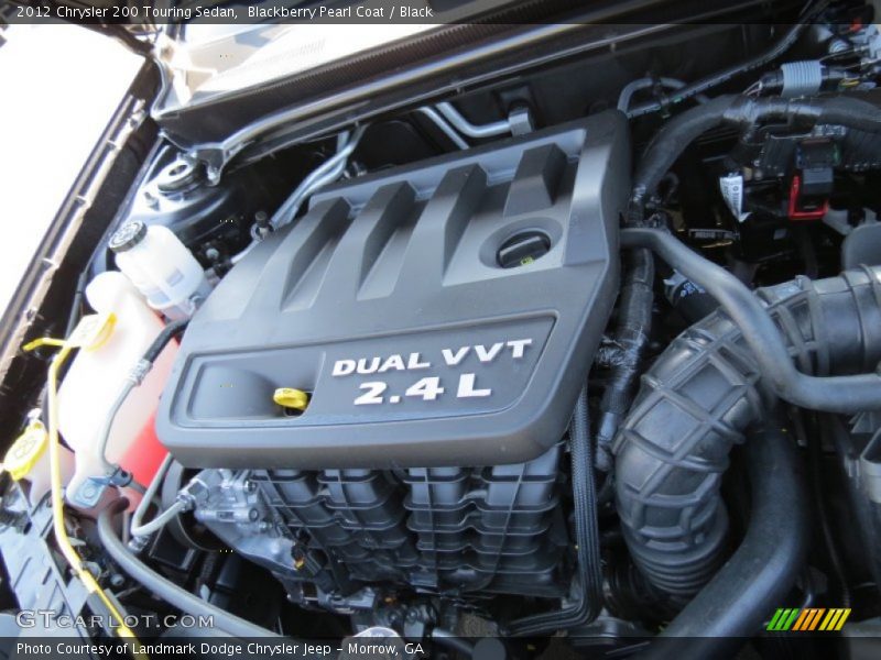 Blackberry Pearl Coat / Black 2012 Chrysler 200 Touring Sedan