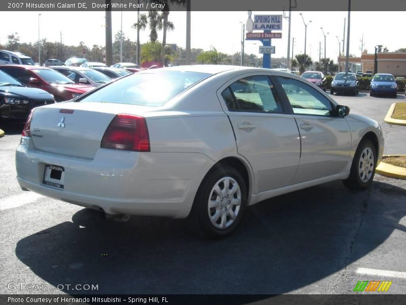 Dover White Pearl / Gray 2007 Mitsubishi Galant DE
