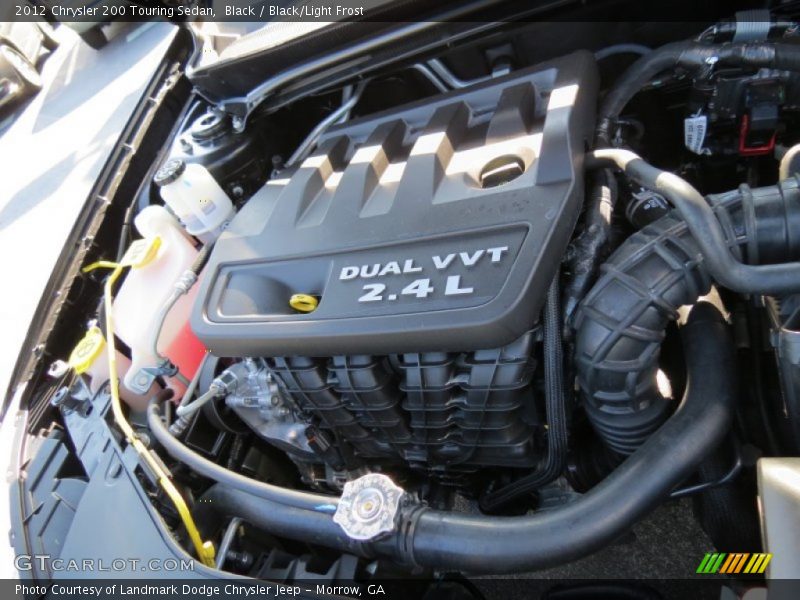 Black / Black/Light Frost 2012 Chrysler 200 Touring Sedan