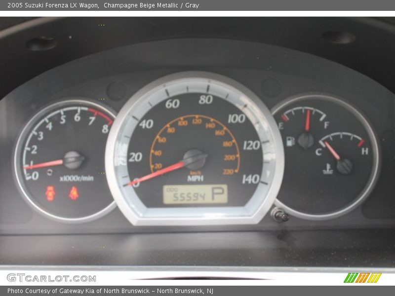 Champagne Beige Metallic / Gray 2005 Suzuki Forenza LX Wagon