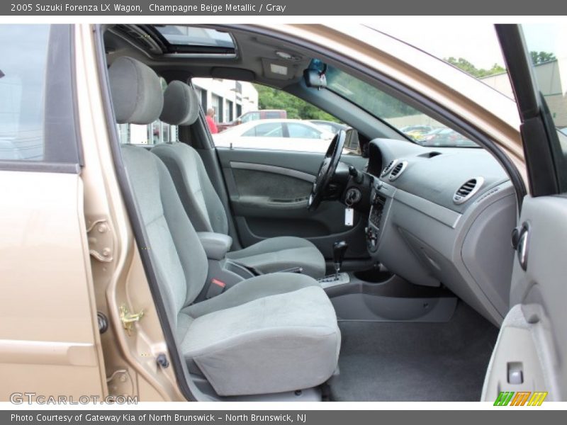 Champagne Beige Metallic / Gray 2005 Suzuki Forenza LX Wagon