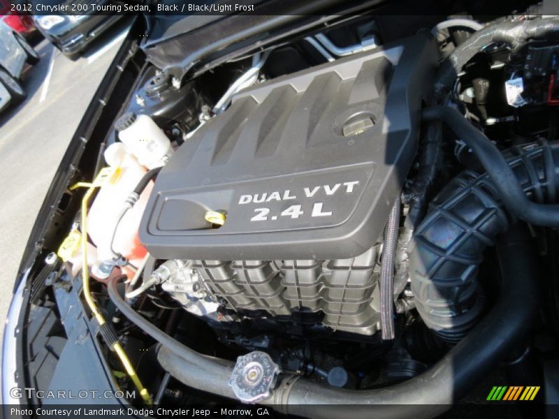 Black / Black/Light Frost 2012 Chrysler 200 Touring Sedan