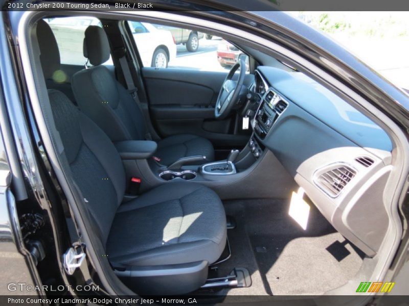 Black / Black 2012 Chrysler 200 Touring Sedan