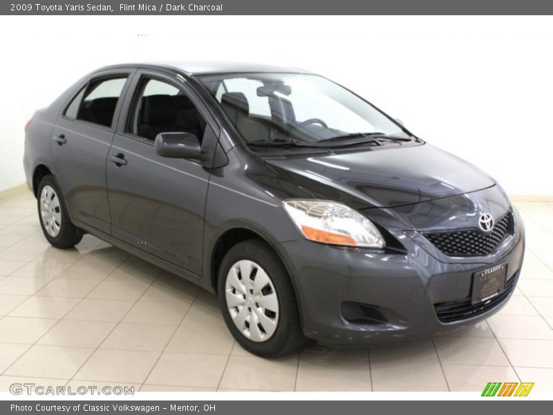 Flint Mica / Dark Charcoal 2009 Toyota Yaris Sedan