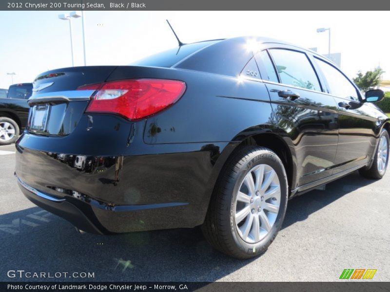 Black / Black 2012 Chrysler 200 Touring Sedan