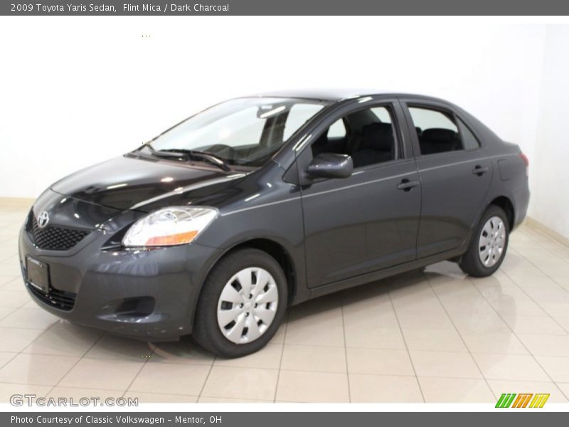 Flint Mica / Dark Charcoal 2009 Toyota Yaris Sedan