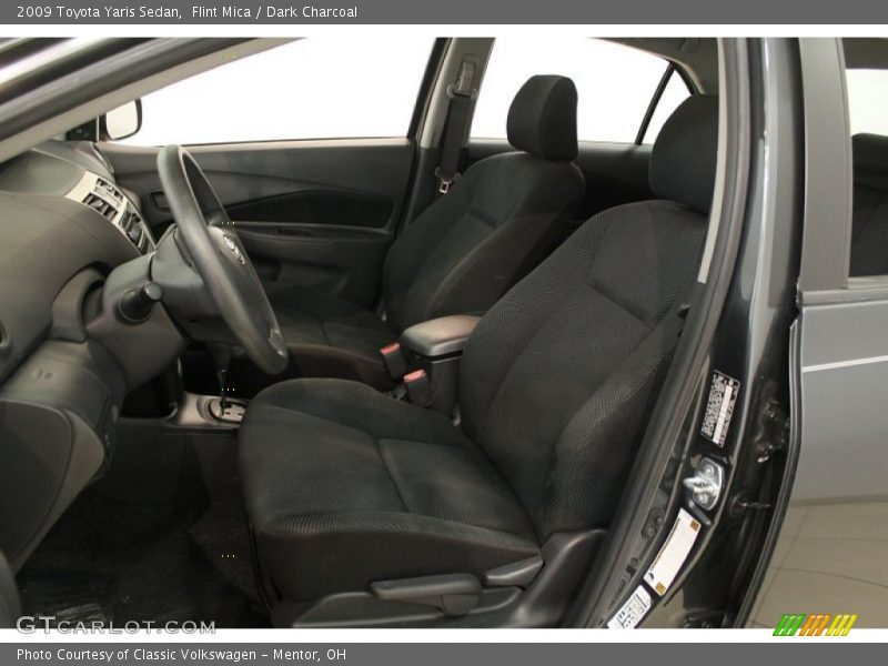 Flint Mica / Dark Charcoal 2009 Toyota Yaris Sedan