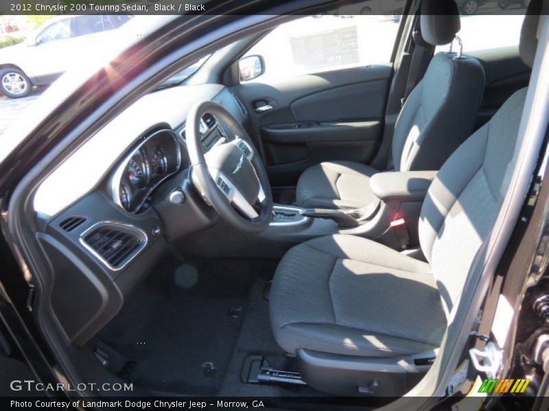 Black / Black 2012 Chrysler 200 Touring Sedan