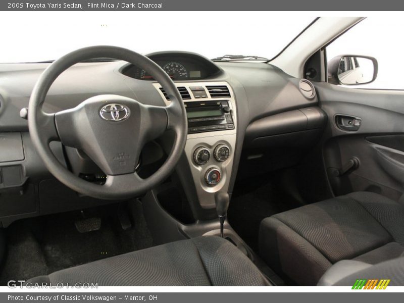 Flint Mica / Dark Charcoal 2009 Toyota Yaris Sedan