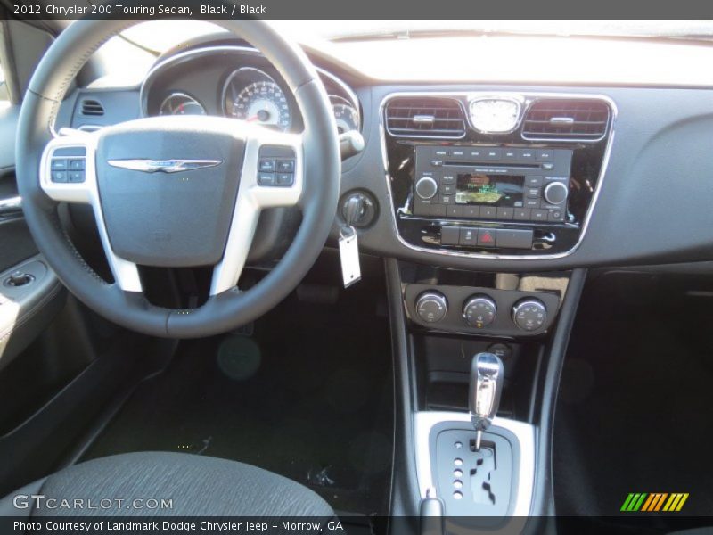 Black / Black 2012 Chrysler 200 Touring Sedan