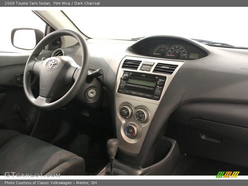 Flint Mica / Dark Charcoal 2009 Toyota Yaris Sedan