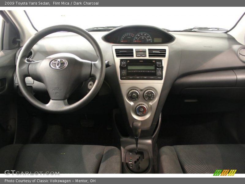 Flint Mica / Dark Charcoal 2009 Toyota Yaris Sedan