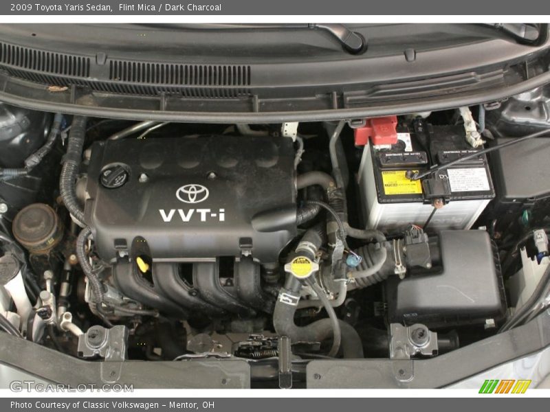 Flint Mica / Dark Charcoal 2009 Toyota Yaris Sedan