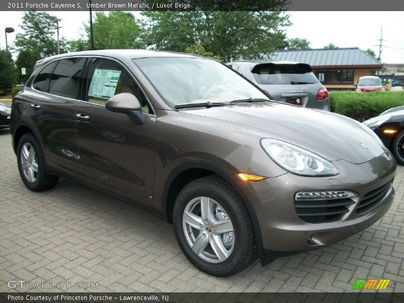 Umber Brown Metallic / Luxor Beige 2011 Porsche Cayenne S