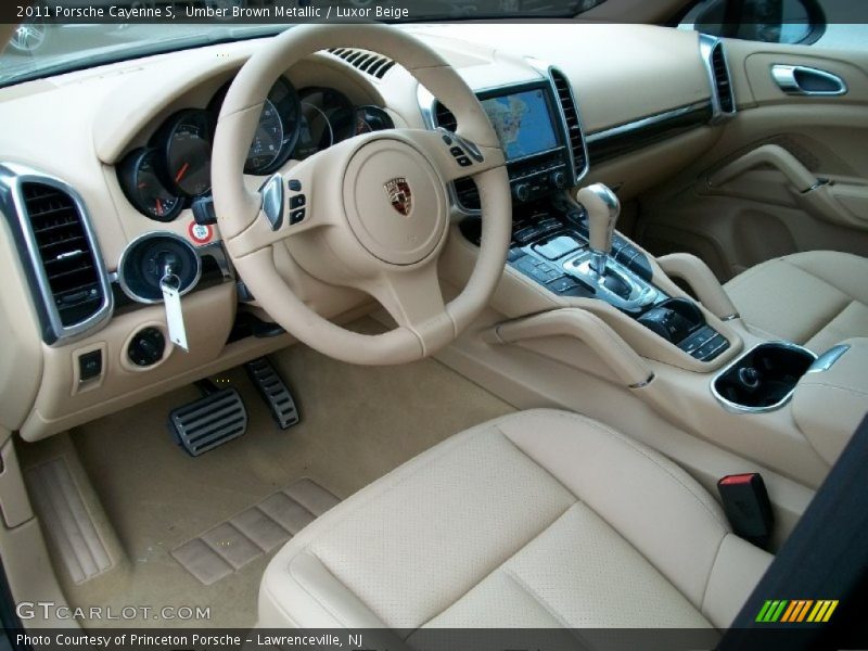Umber Brown Metallic / Luxor Beige 2011 Porsche Cayenne S