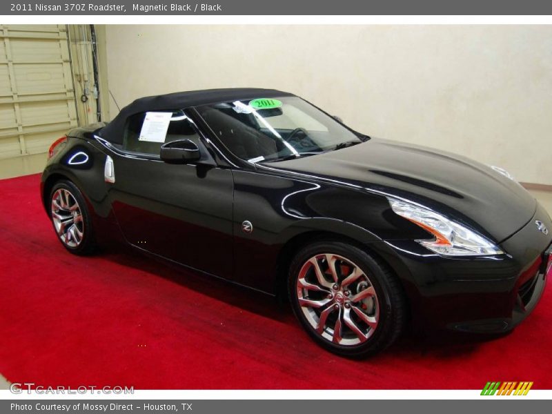 Magnetic Black / Black 2011 Nissan 370Z Roadster