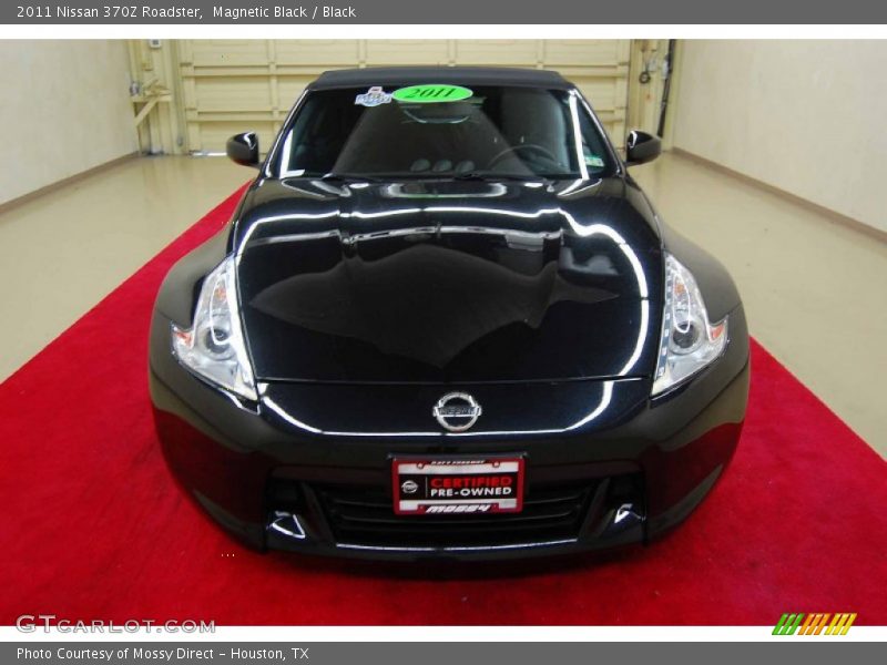 Magnetic Black / Black 2011 Nissan 370Z Roadster