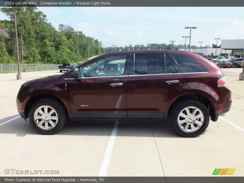 Cinnamon Metallic / Medium Light Stone 2009 Lincoln MKX