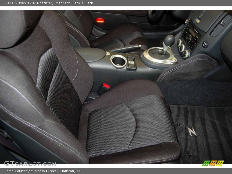 Magnetic Black / Black 2011 Nissan 370Z Roadster