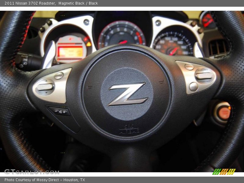 Magnetic Black / Black 2011 Nissan 370Z Roadster