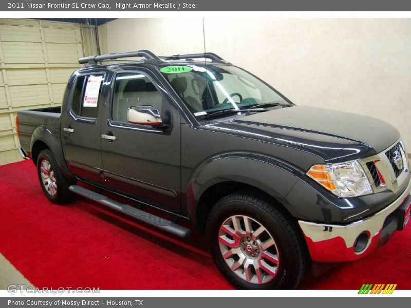 Night Armor Metallic / Steel 2011 Nissan Frontier SL Crew Cab