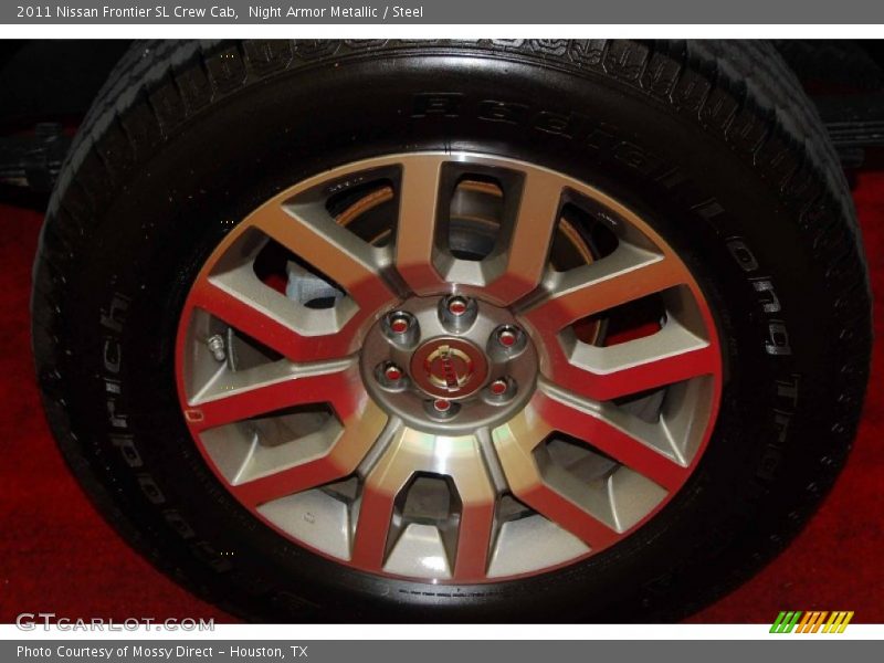 Night Armor Metallic / Steel 2011 Nissan Frontier SL Crew Cab