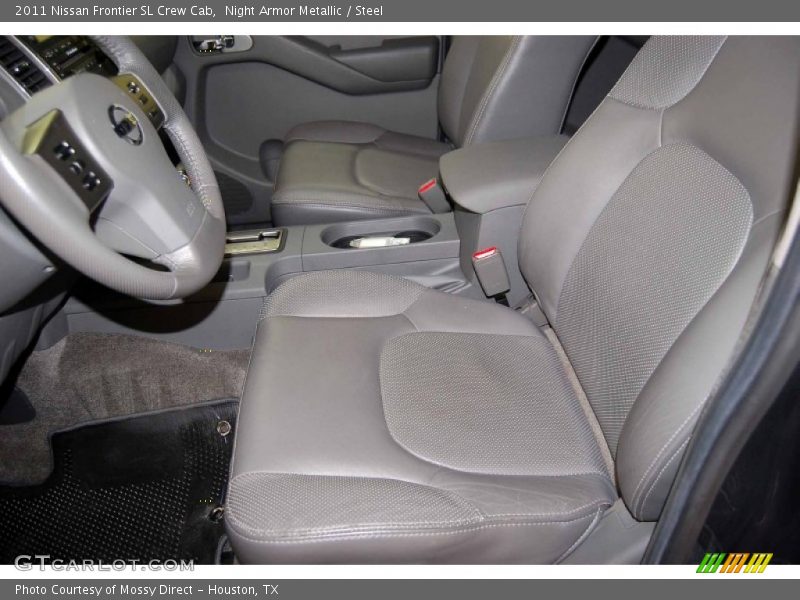 Night Armor Metallic / Steel 2011 Nissan Frontier SL Crew Cab