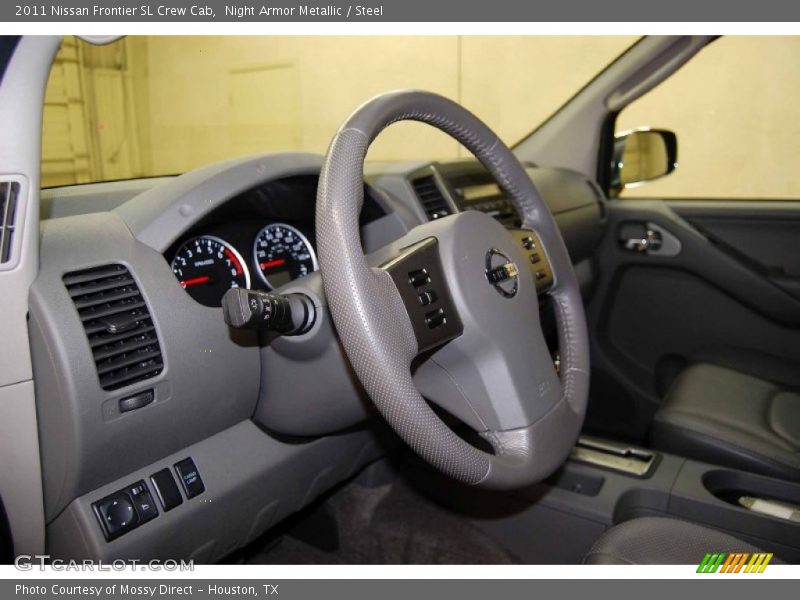 Night Armor Metallic / Steel 2011 Nissan Frontier SL Crew Cab
